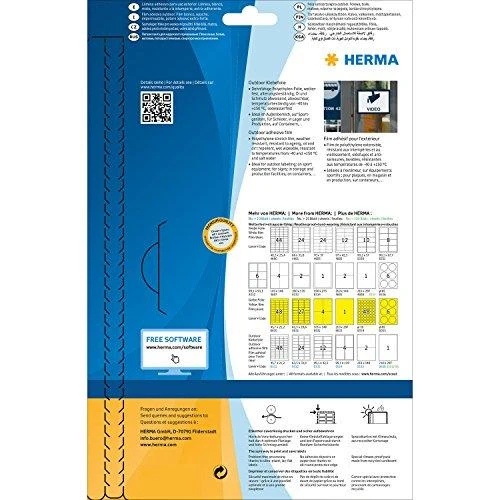 Herma Adresų etiketės A4, 200 vnt (8331)
