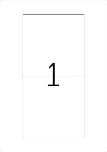 Herma Cardboard įdėklai 5033, A4, CD ir DVD dėklams, balta, be klijų, 121 x 242 mm, plonas dėklas, 25 vnt (5033)
