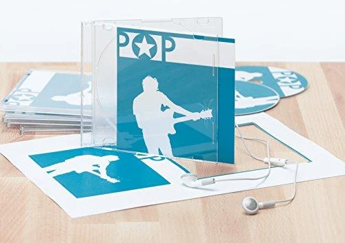 Herma Cardboard įdėklai 5033, A4, CD ir DVD dėklams, balta, be klijų, 121 x 242 mm, plonas dėklas, 25 vnt (5033)