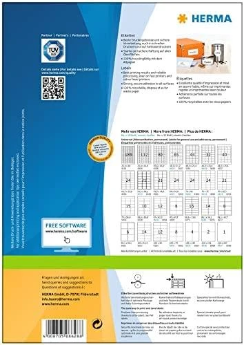 Herma Etykiety Premium 8628, A4, balta, 97 x 42,3 mm, papier matinė, 120 vnt. (8628)