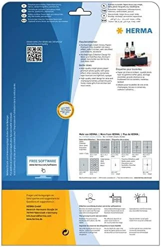 HERMA 8882 etiketė spausdinimui Balta Lipni spausdintuvo etiketė