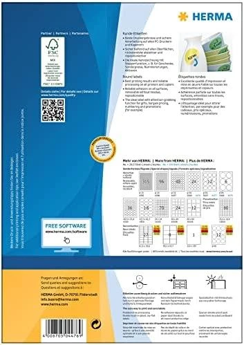 HERMA 4476 etiketė spausdinimui Balta Lipni spausdintuvo etiketė
