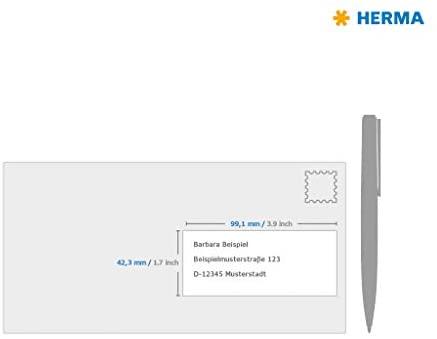 Herma Adreso etiketė A4 99,1x42,3mm balta, 25 lapai
