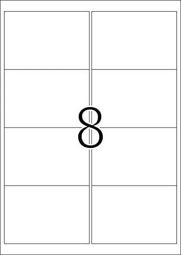 Herma HERMA Adreso etiketė A4 99,1x67,7mm balta 25 lapai