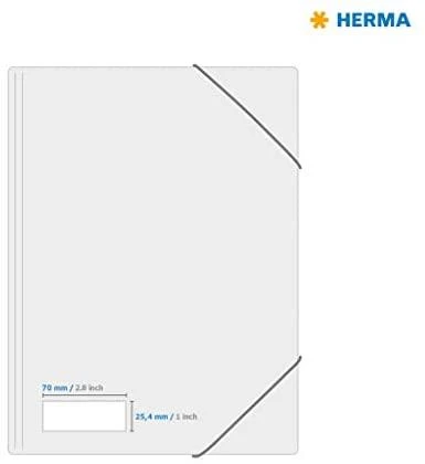 HERMA 4455 etiketė spausdinimui Balta Lipni spausdintuvo etiketė