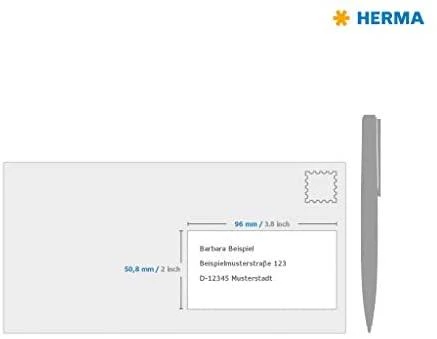 HERMA 4667 ženklinimo etiketė Balta