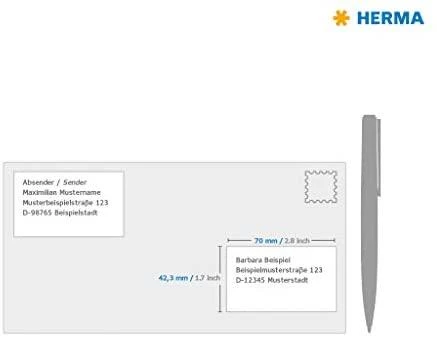 Herma Etykiety Premium A4, balta, papier matinė, 2100 vnt. (4668)