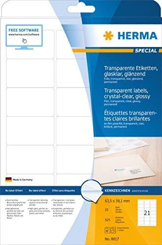 Herma Lipnios etiketės 525 vnt (8017)