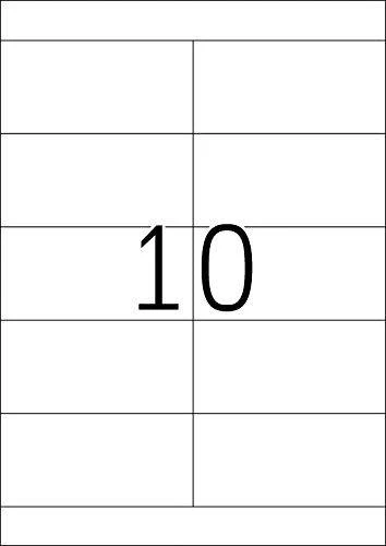 Herma Etykiety Premium 4281, A4, balta, 105 x 50,8 mm, papier matinė, 1000 vnt. (4281)