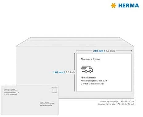 Herma Premium etiketė A4, balta, 100 puslapių (4282)