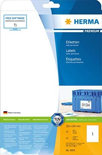 HERMA 4428 etiketė spausdinimui Balta Lipni spausdintuvo etiketė