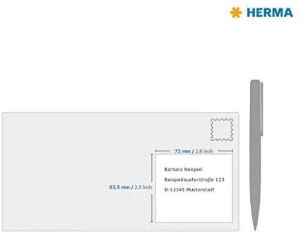 HERMA 4266 etiketė spausdinimui Balta Lipni spausdintuvo etiketė