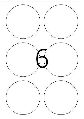 Herma Etykiety odklejalne 5068 Movables, A4, apvalus, Ø 85 mm, balta, papier matinė, 150 vnt. (5068)