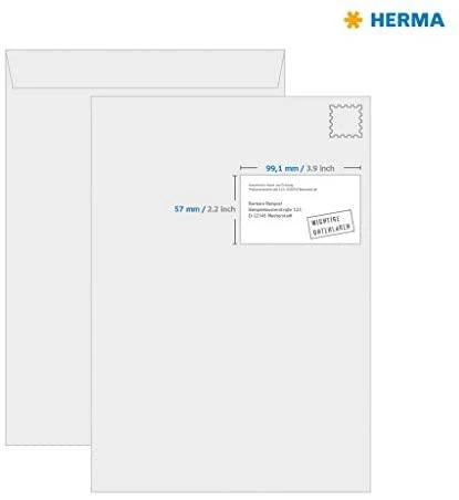 HERMA 4268 etiketė spausdinimui Balta Lipni spausdintuvo etiketė
