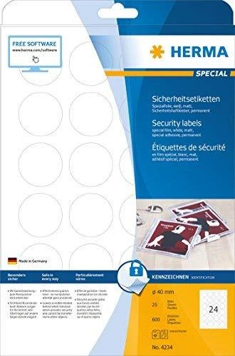 Herma Plytos lipnios etiketės (4234)