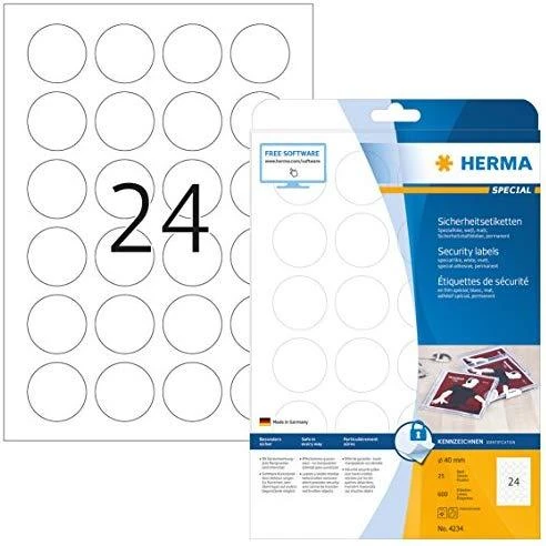 Herma Plytos lipnios etiketės (4234)