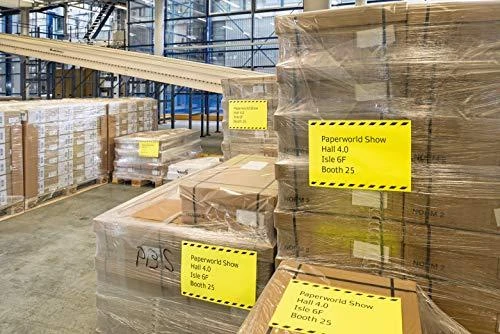 HERMA 5144 lipni etiketė Geltona Suapvalintas stačiakampis Ilgalaikis 160 vnt