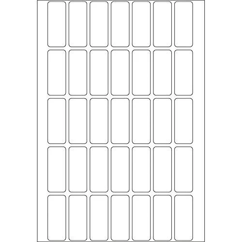 Herma Lipnios etiketės, balta 12x30 mm 1120 vnt - 2350