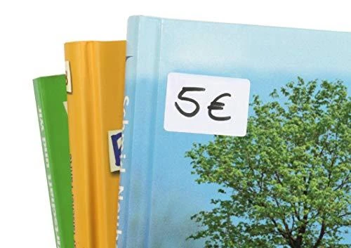 HERMA daugiafunkcinės etiketės 19x40 mm baltas popierius matinis užrašas ranka 640 vnt. - Baltas - Apvalus stačiakampis - Celiuliozė, Popierius - Vokietija - 19 mm - 40 mm