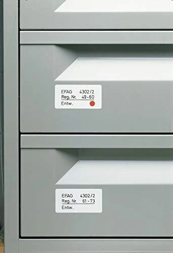 HERMA daugiafunkcinės etiketės 20x50 mm baltas popierius matinis užrašas ranka 480 vnt. - Baltas - Apvalus stačiakampis - Celiuliozė, Popierius - Vokietija - 20 mm - 50 mm