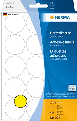 Herma Gelton lipnios etiketės, 32mm 480 vnt - 2271