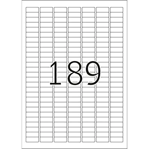 Herma Lipnios etiketės A4, 25,4 x 10 mm, iš popieriaus - 10900