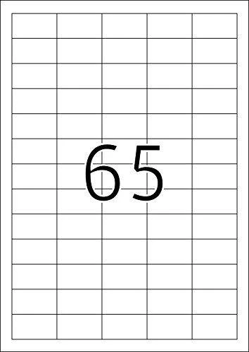 Herma Etykiety Premium 8629, A4, balta, 38,1 x 21,2 mm, papier matinė, 650 vnt. (8629)