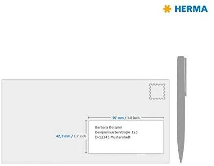 Herma Etykiety Premium 8628, A4, balta, 97 x 42,3 mm, papier matinė, 120 vnt. (8628)