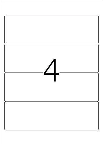 Herma Labels Special 4291, segtuvams, A4, balta, 192 x 59 mm, matinis popierius, 400 vnt., užapvalinti kampai. (4291)