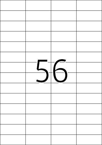 HERMA Etik. A4 baltas 52,5x21,2 mm ablösbar Papier 1400 St.
