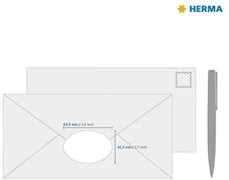 HERMA 4358 etiketė spausdinimui Balta Lipni spausdintuvo etiketė