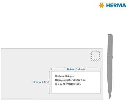 HERMA 4457 lipni etiketė Balta Stačiakampis Ilgalaikis 1200 vnt