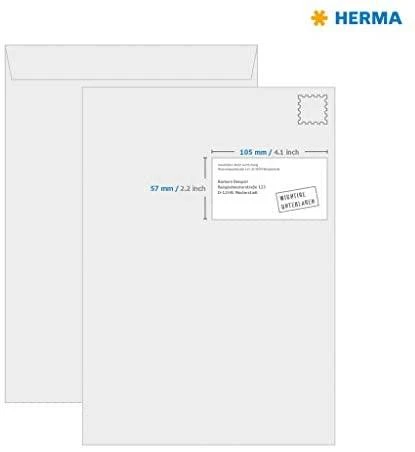 HERMA 4425 lipni etiketė Balta Stačiakampis Ilgalaikis 1000 vnt