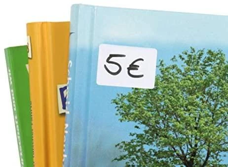 HERMA daugiafunkcinės etiketės 8x12 mm baltas popierius matinis užrašas ranka 3840 vnt. - Baltas - Apvalus stačiakampis - Celiuliozė, Popierius - Vokietija - 8 mm - 12 mm