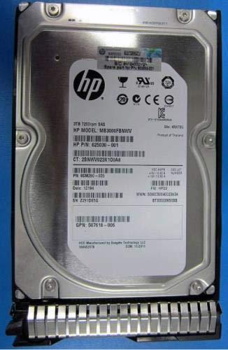 HP 3 TB 3,5 colio SAS-2 (6 Gb/s) serverio diskas (653959-001)