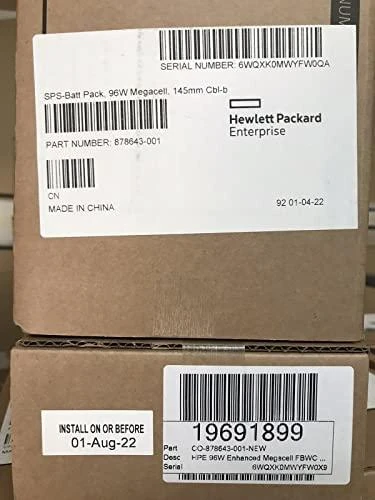 Hewlett Packard (HP) HP Batt Pack, 96W Megacell - 878643-001