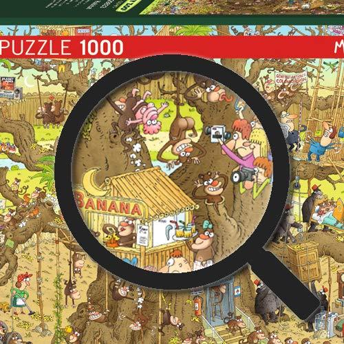 Dėlionė Heye 1000 vienetų beždžionių zoologijos sodas