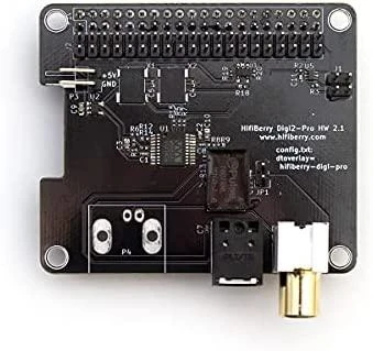 HiFiBerry Digi2 Pro - garso plokštė, skirta Raspberry Pi 4B/3B+/3/2/B+/A+/Zero