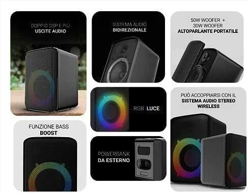 Garsiakalbis HiFuture EVENT Bluetooth (juodas)