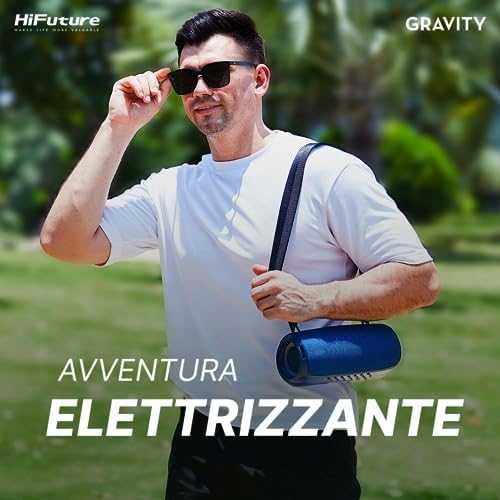 Garsiakalbis HiFuture Gravity Bluetooth – juodas