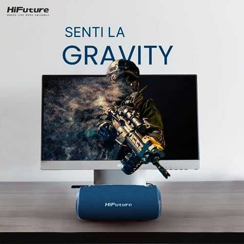 Garsiakalbis HiFuture Gravity Bluetooth – juodas