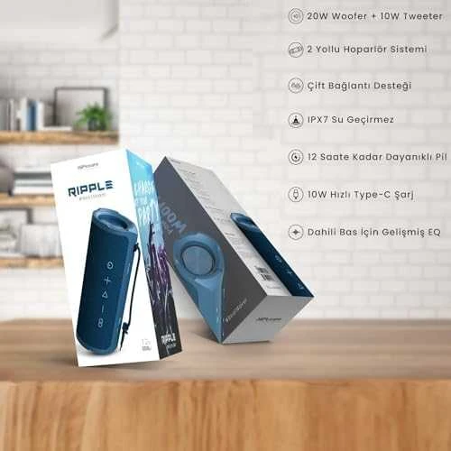 Garsiakalbis HiFuture Ripple Bluetooth (juodas)