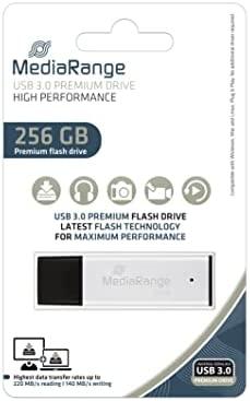 MediaRange USB-Stick USB 3.0 didelio našumo 256GB aliuminio