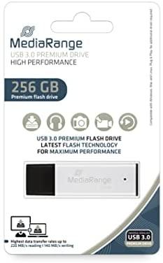 MediaRange USB-Stick USB 3.0 didelio našumo 256GB aliuminio