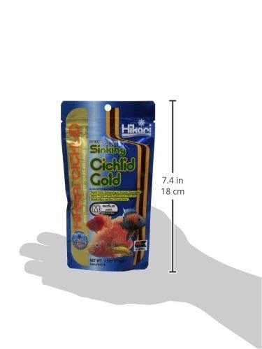 Hikari Cichlid Gold Sinking Medium visavertis pašaras žuvims - 100 g