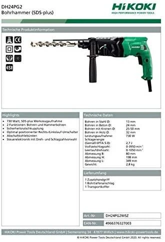 Perforatorius HiKOKI DH24PG2