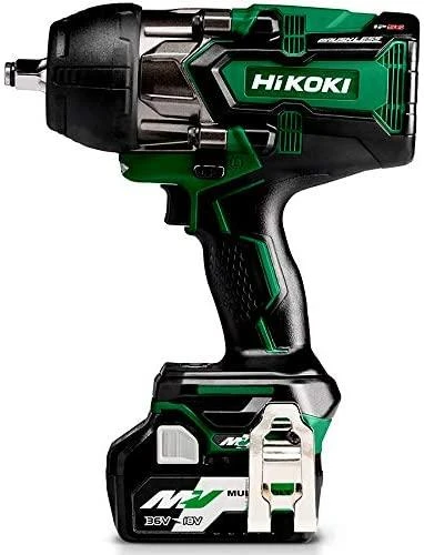 Akumuliatorinio smūginio veržliasukio rinkinys HiKOKI WR36DAWRZ Multi Volt 36V