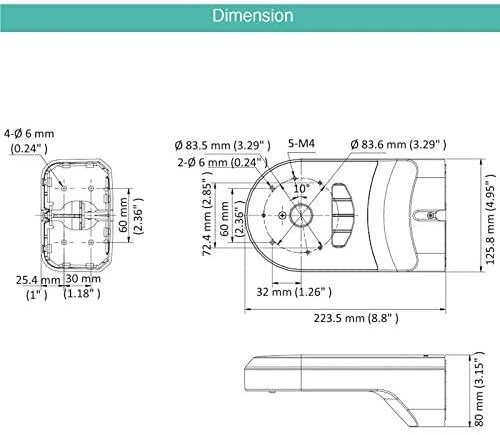 Sieninis laikiklis Hikvision DS-1294ZJ-PT