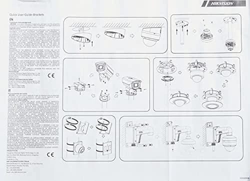 Hikvision Camera Jungties dėžutė DS-1260ZJ Skirta DS-2CD2612F-I, DS-2CD2612F-IS, DS-2CD2232-I5 Baltas