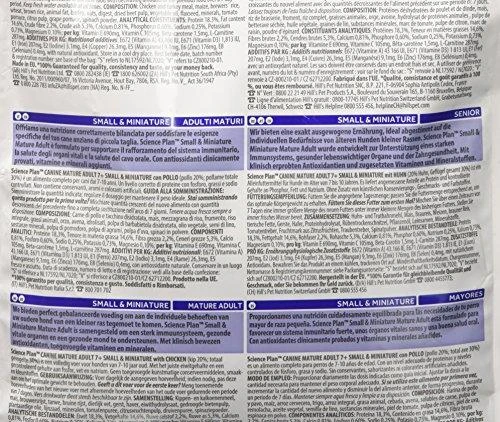 Hill's Dog Science Plan Mature Adult 7+ Small & Miniature vištiena & kalakutiena sausas Maistas šunims 1,5kg